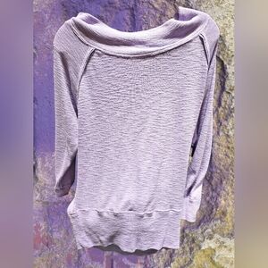 We the Free Chic Lavender Cowl Neck Sweater